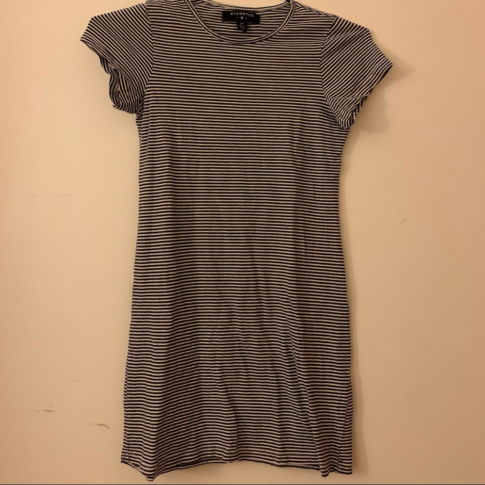 Striped Body-con Dress